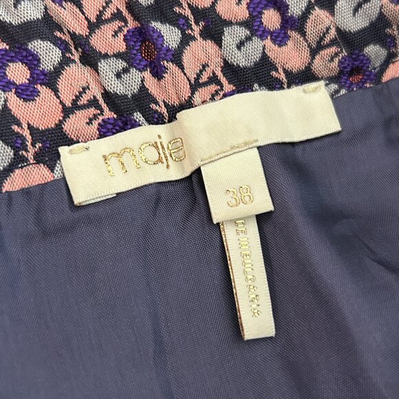 Maje Irosa Floral Jacquard Skort Shorts ASO Veronica Lodge - Picture 9 of 11